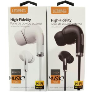 Fone de Ouvido com Fio Lelong LE-0204