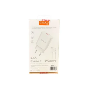 Kit Carregador A'Gold 6.1A Turbo QC 4.0