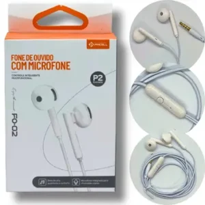 Fone de Ouvido com Fio PMCELL FO-02 tipo p2